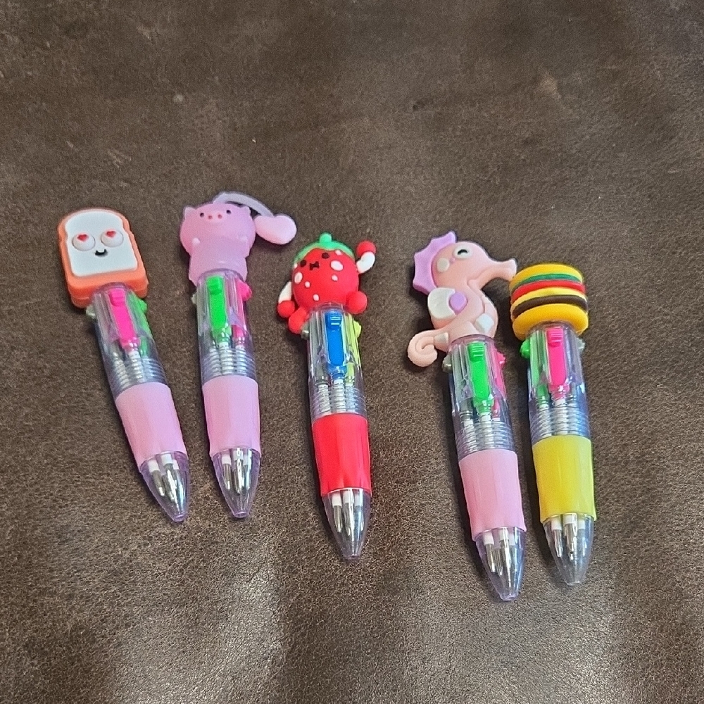 Colorful Mini Multi-Ink Kids Pens Set